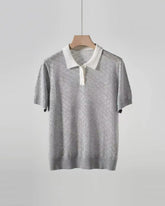 Neutral wool fashionable shirt