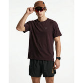 Men's Merino Wool Running T-Shirt - Breathable Short Sleeve Outdoor Sports Top for Summer