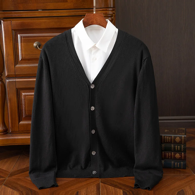 Wool casual long sleeved shirt