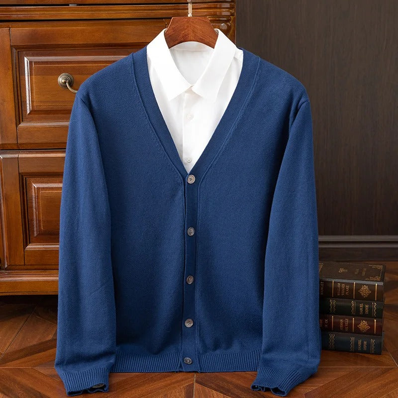 Wool casual long sleeved shirt