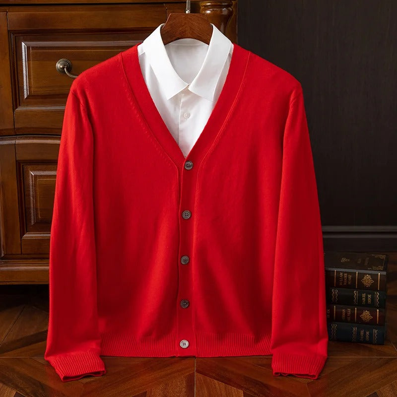 Wool casual long sleeved shirt