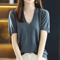 Women's wool fashion T-shirt