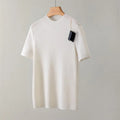 Neutral wool fashionable T-shirt